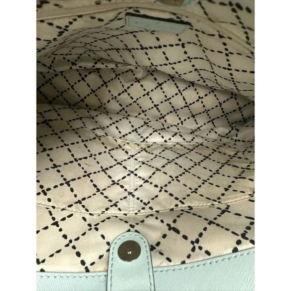 Kate Spade Newbury Lane Grace Blue Loden Detachable Shoulder Strap Satchel Bag - Picture 10 of 16